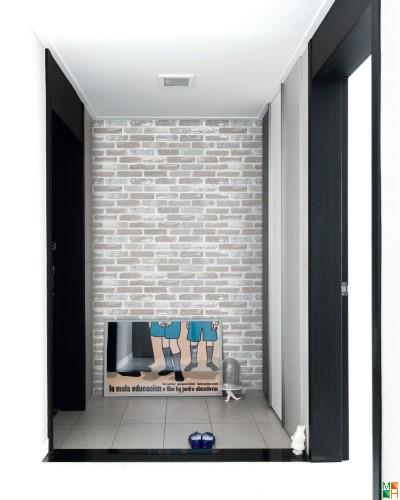  Giấy dán tường Hàn Quốc giả gạch 82410-1